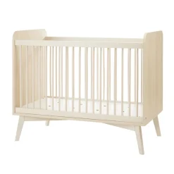 Lit à barreaux Cameron 60 x 120 cm avec barrière amovible