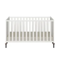 Lit bébé évolutif 70 x 140 cm Lovely Aliv off white/dark walnut