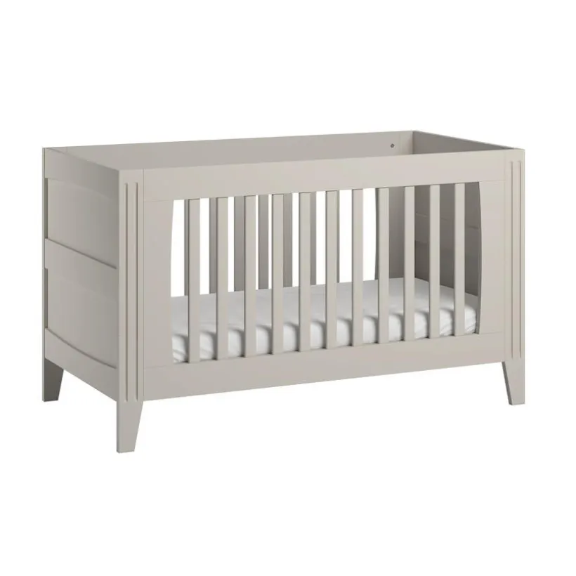 Lit bébé évolutif 70 x 140 cm Milenne sable-beige