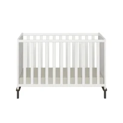 Lit bébé 60 x 120 cm Lovely Aliv off white/dark walnut