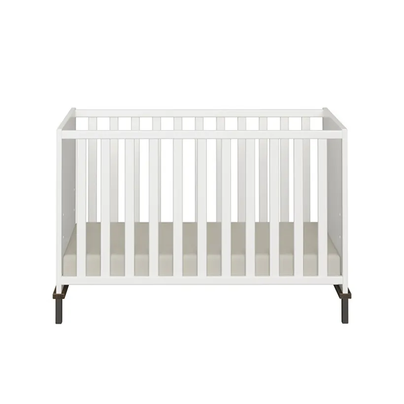Lit bébé 60 x 120 cm Lovely Aliv off white/dark walnut