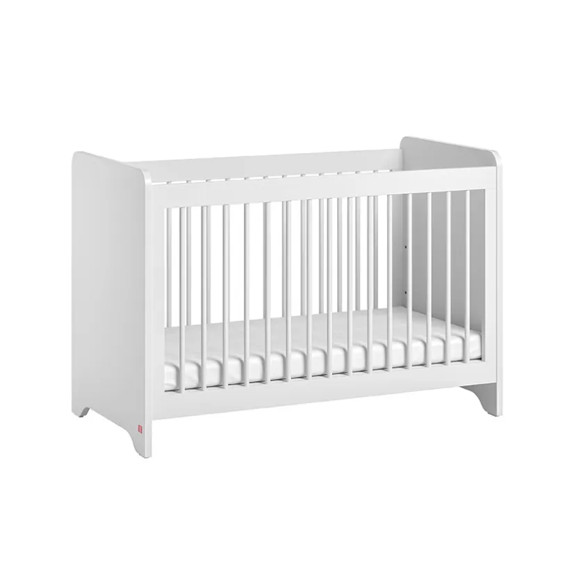 Lit bébé 60 x 120 cm Ova blanc