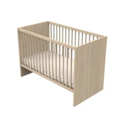 Lit bébé 120 x 60 cm Tokyo aspect chêne suave