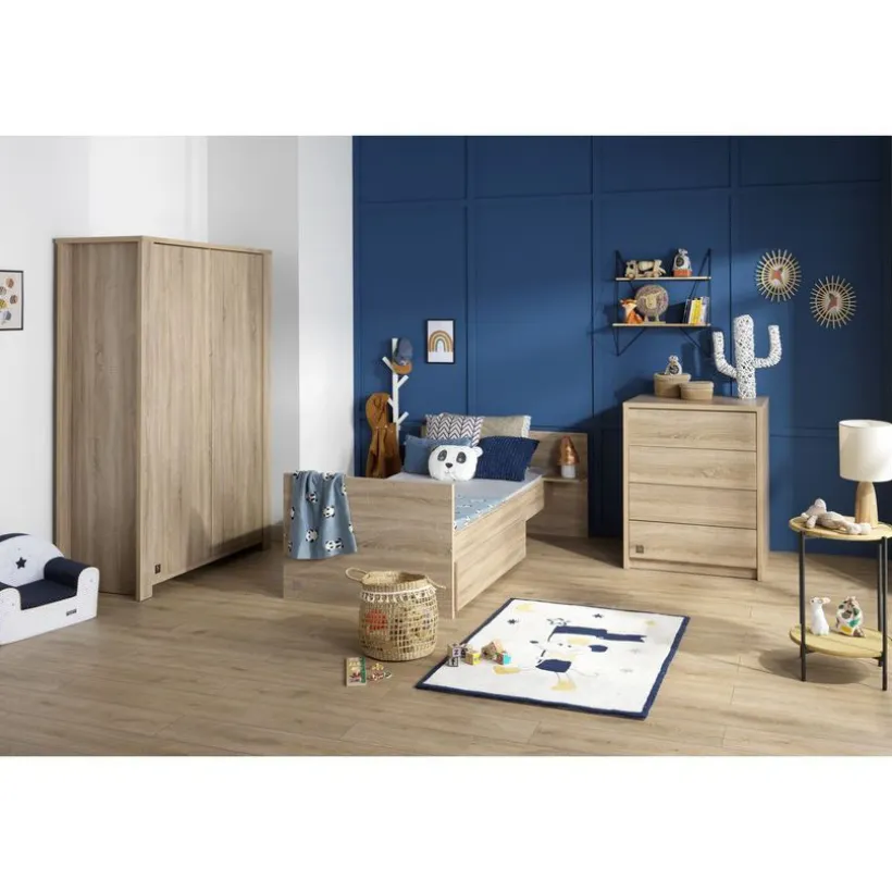 Lit combiné évolutif 60x120 cm Antonin - Bois