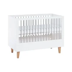 Lit Concept 60 x 120 cm - Blanc / Gris
