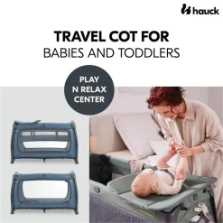 Lit de voyage & matelas à langer Play N Relax Center dark blue