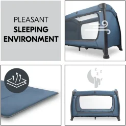 Lit de voyage & matelas à langer Play N Relax Center dark blue
