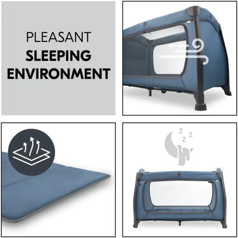 Lit de voyage & matelas à langer Play N Relax Center dark blue