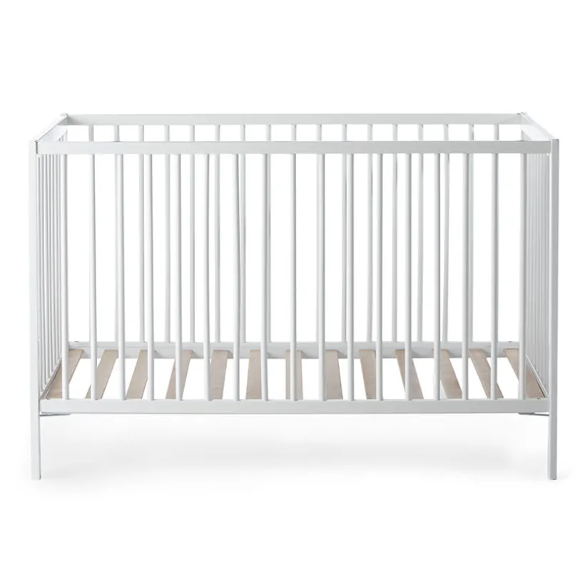 Lit en bois Tiny 60x120cm - Blanc