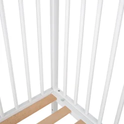 Lit en bois Tiny 60x120cm - Blanc