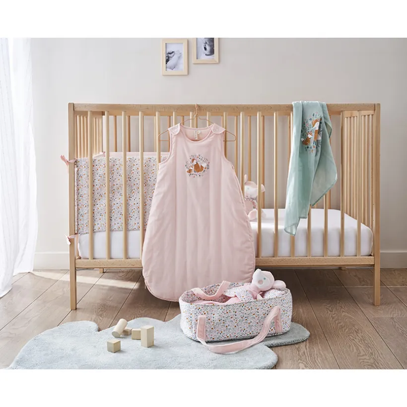 Lit en bois Tiny 60x120cm - Vernis