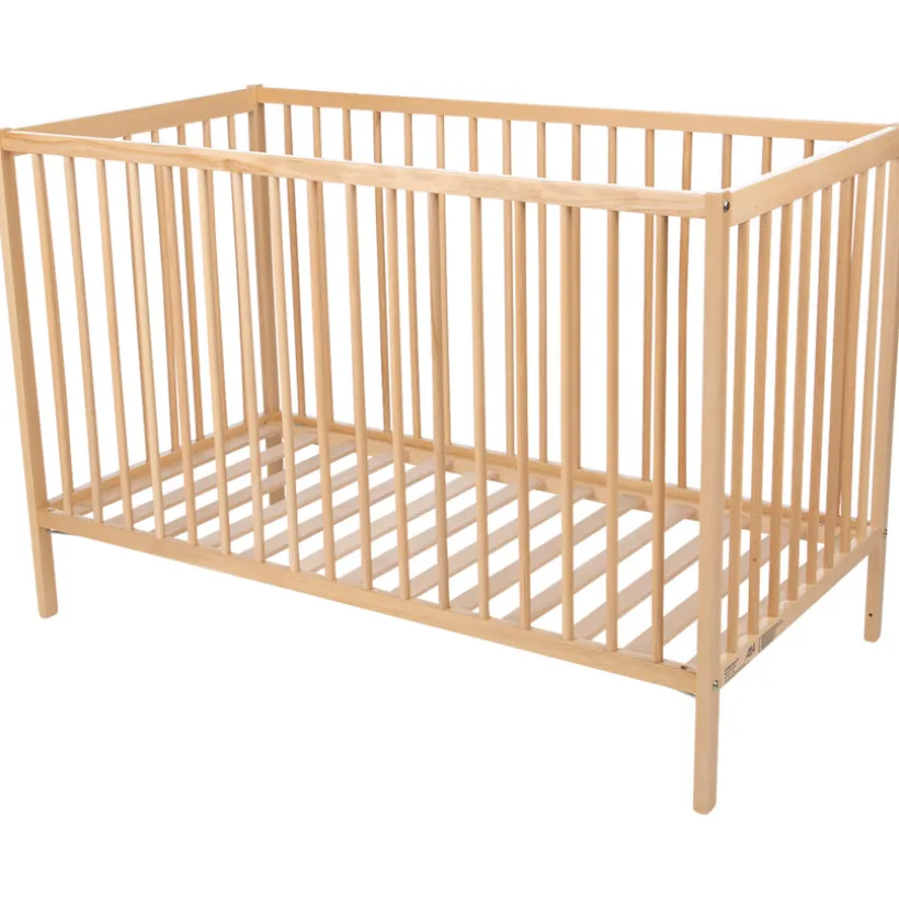 Lit en bois Tiny 60x120cm - Vernis