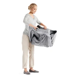 Lit parapluie Light + drap housse - Argent