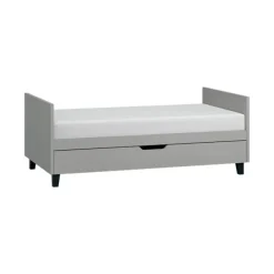 Lit Simple 70 x 140 cm - Gris / Noir