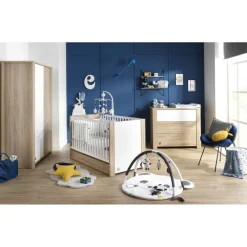 Lit transformable Little Big Bed 70x140 cm Antonin - Bois/Blanc