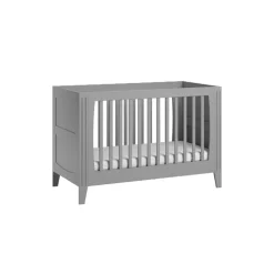 Lit transformable Milenne 70 x 140 cm - Gris clair