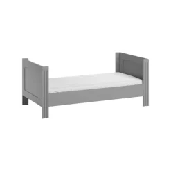 Lit transformable Milenne 70 x 140 cm - Gris clair