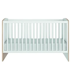 Lit transformable 70x140- Emma - chêne blond et blanc