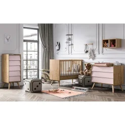 Lit Vintage 60 x 120 cm - Chêne