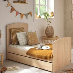 Lit évolutif Little Big Bed access 70 x 140 cm - Bois