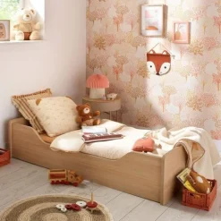 Lit évolutif Little Big Bed 140 x 70 cm Cannelle aspect chêne miel
