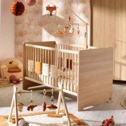 Lit évolutif Little Big Bed 140 x 70 cm Cannelle aspect chêne miel