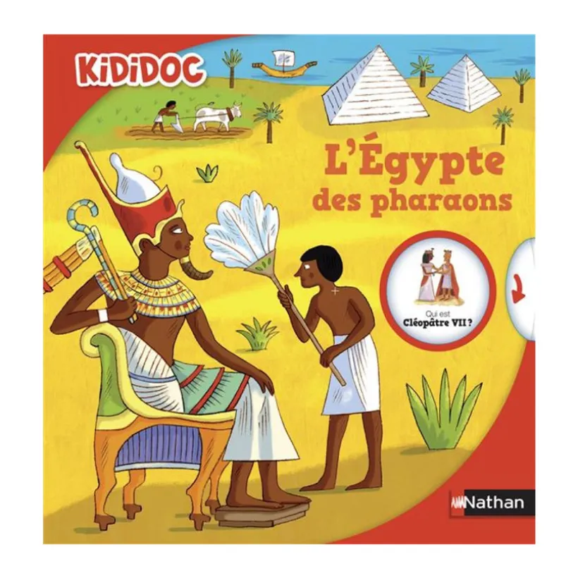 Livre animé Kididoc L'Égypte des Pharaons
