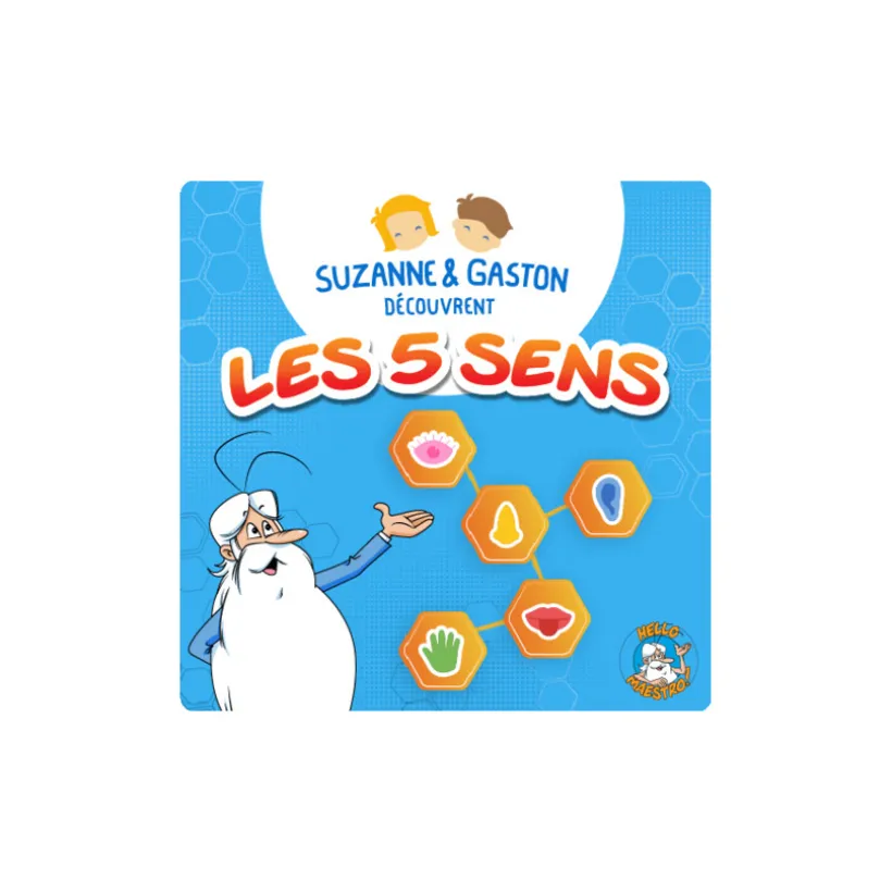 Livre audio - Suzanne et Gaston découvrent les 5 sens