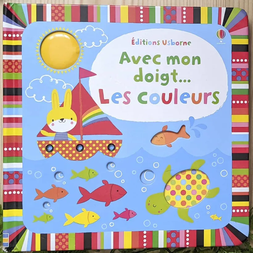 Livre " Avec mes doigts, les couleurs"
