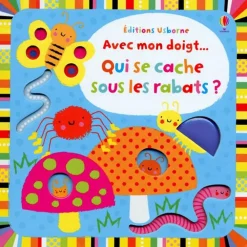 Livre " Avec mon doigt qui se cache sous les rabats ? "