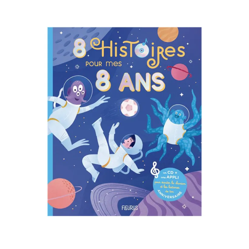 Livre + CD 8 histoires pour mes 8 ans