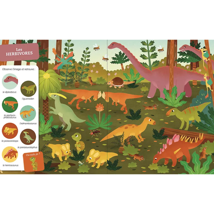 Livre "Cherche et trouve des tout-petits - Les dinosaures"