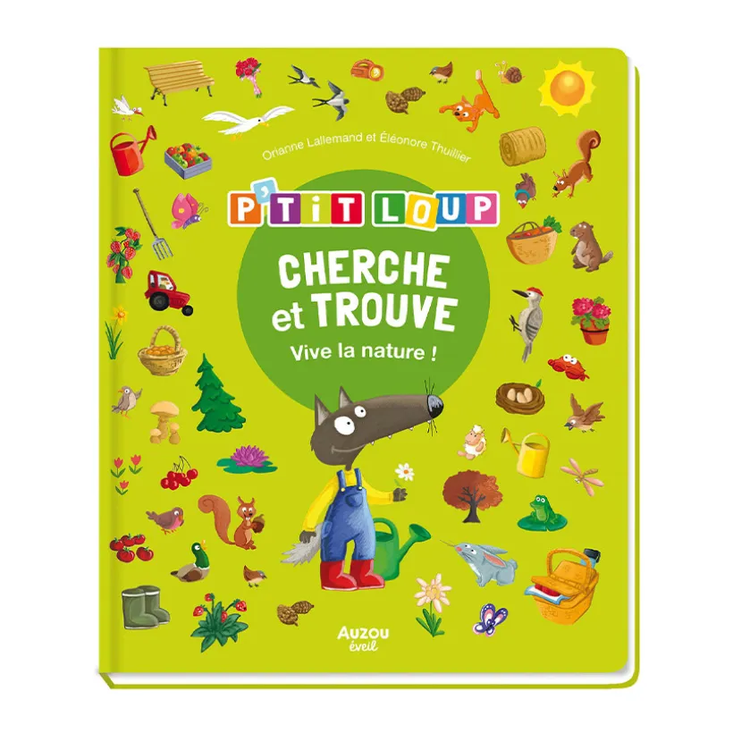Livre "Cherche et trouve P'tit Loup - Vive la nature !"