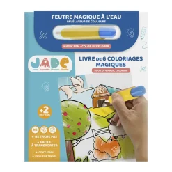 Livre de 6 coloriages magiques à l'eau