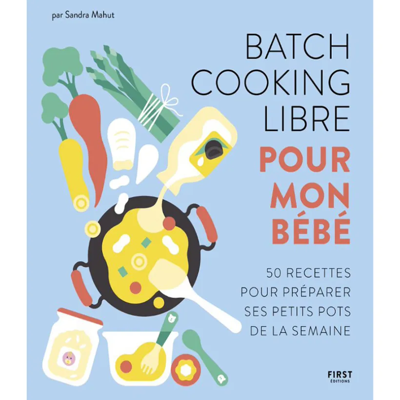 Livre de 50 recettes Batch Cooking pour bébé