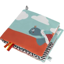 Livre d'éveil et d'activités en tissu Sacha la tortue