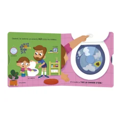 Livre à flaps "Mon anim'agier - Je vais sur le pot"
