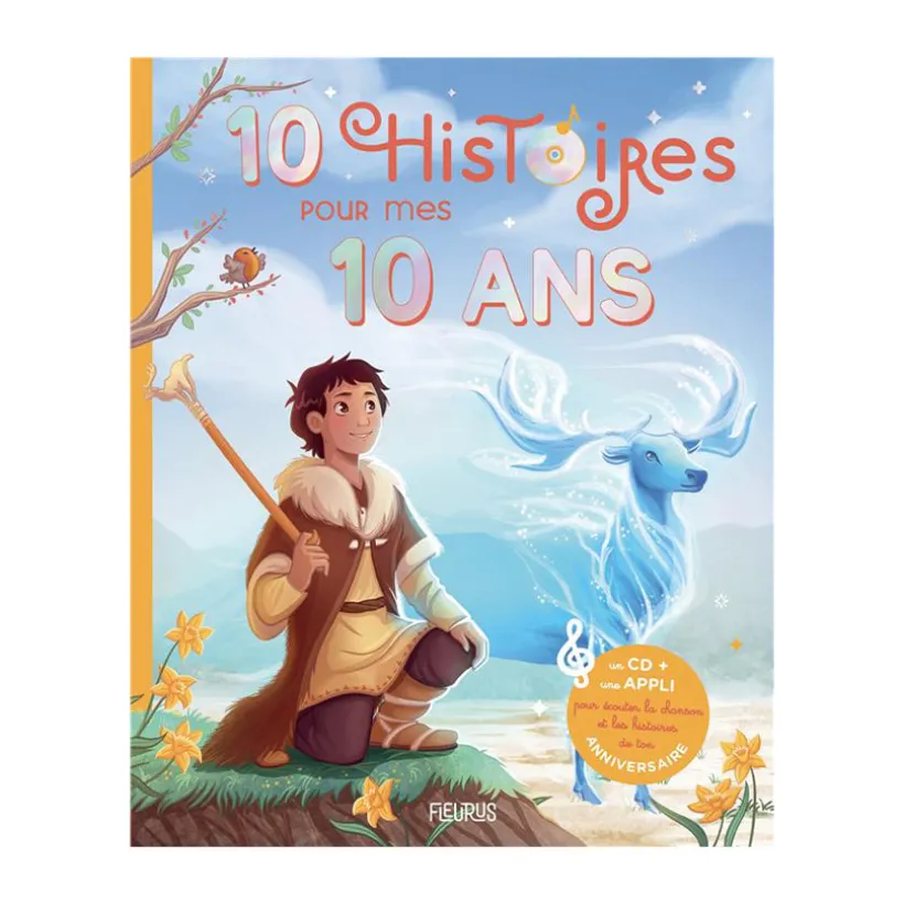 Livre 10 histoires pour mes 10 ans + CD audio