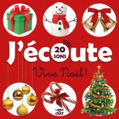 Livre imagier J'écoute vive Noël