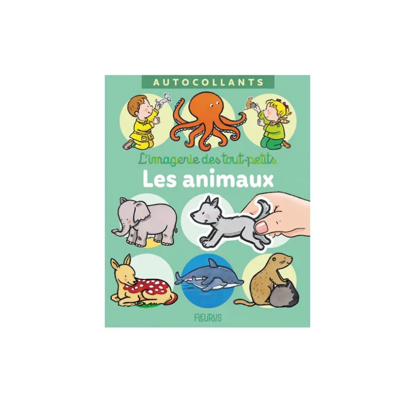 Livre L'imagerie des tout-petits Animaux autocollant