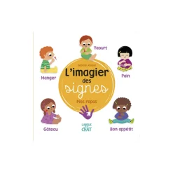 Livre L'imagier des signes Mes repas