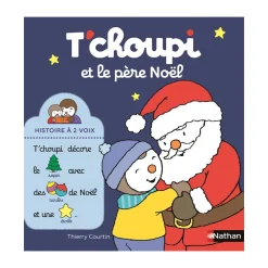 Livre à lire à deux "T'choupi et le Père Noël"
