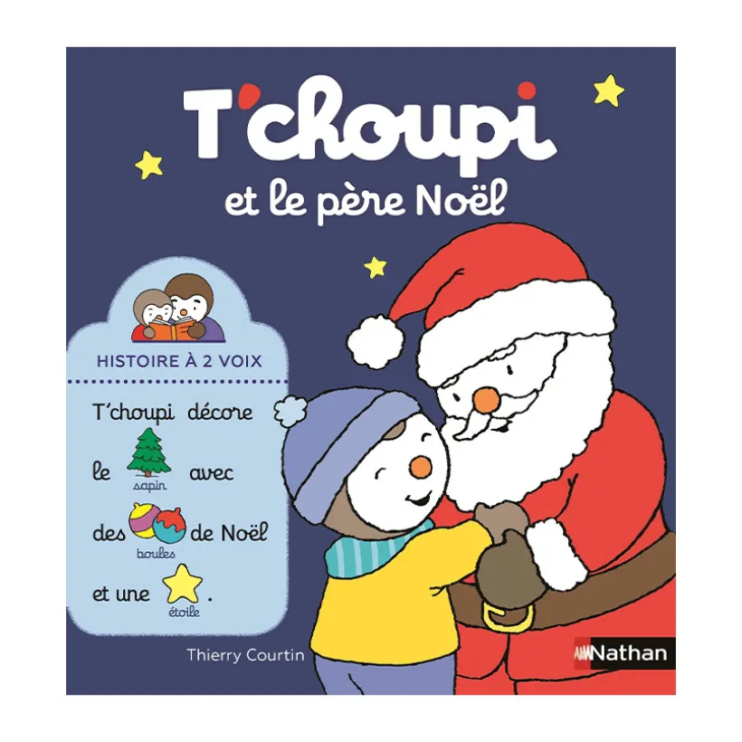 Livre à lire à deux "T'choupi et le Père Noël"