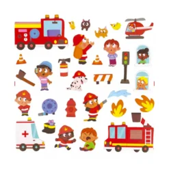 Livre Magneti'stories les pompiers