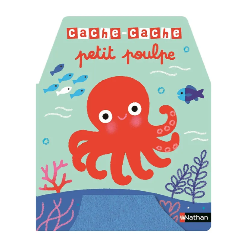 Livre matière Cache-cache petit poulpe