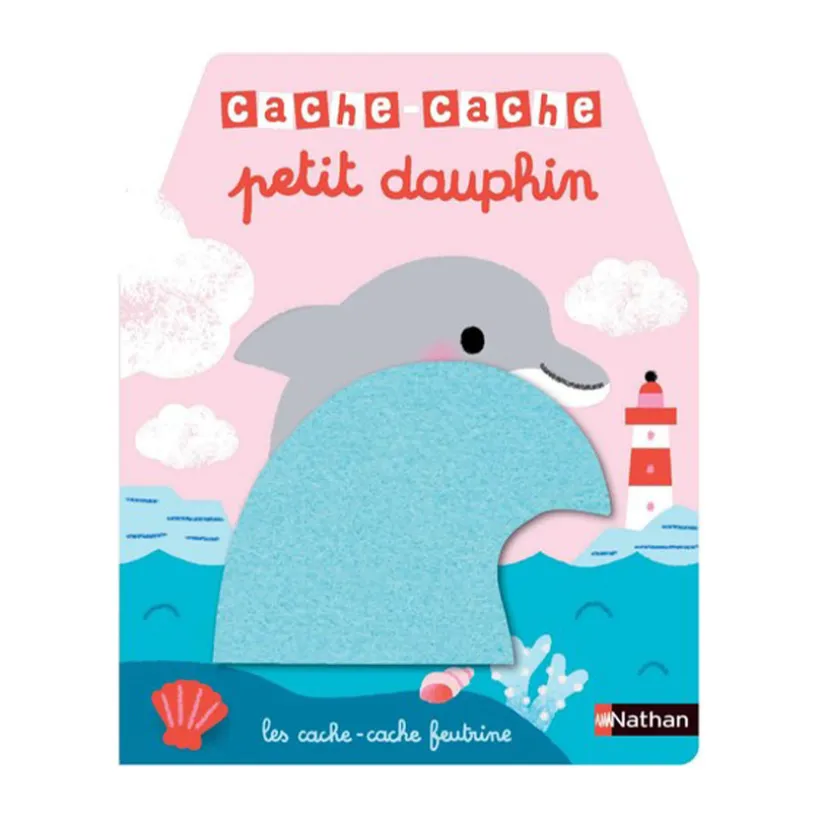 Livre matière Cache-cache petit dauphin
