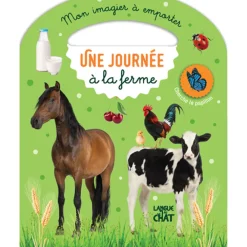 Livre Mon imagier à emporter Une journée à la ferme