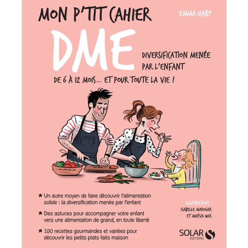 Livre Mon p'tit cahier Diversification menée par l'enfant