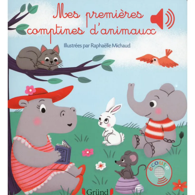 Livre musical Mes premières comptines d'animaux