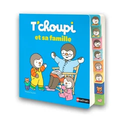 Livre à onglets "T'choupi et sa famille"